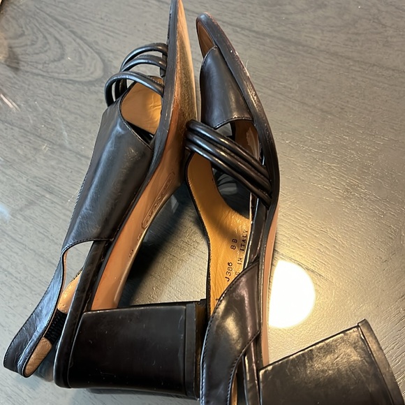 Coach sling back black sandals - Picture 4 of 5